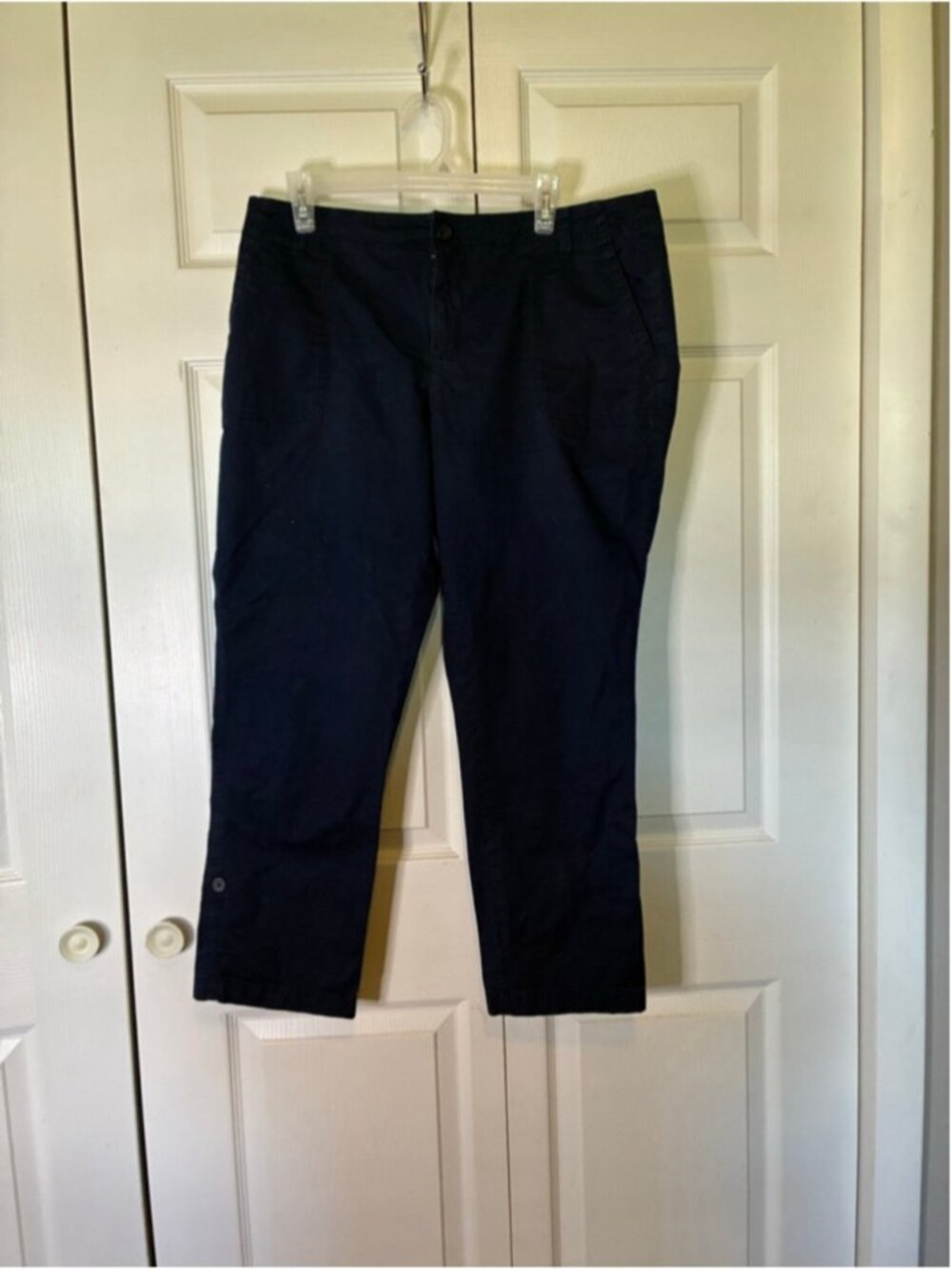 Women's Tommy Hilfiger Navy Capris Plus Size 14